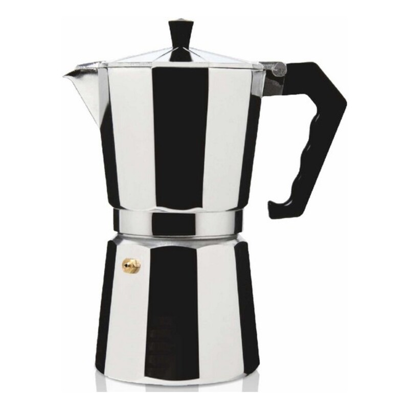 Italian Coffee Pot Haeger Moka Aluminium_1
