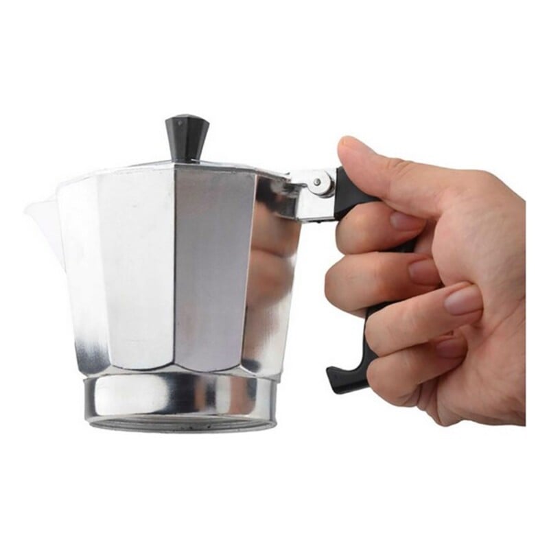 Italian Coffee Pot Haeger Moka Aluminium_11