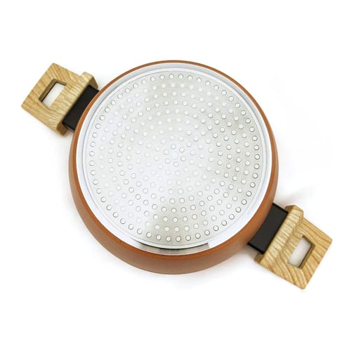 Gryde Med Låg Amercook Terrakotta (Ø 20 cm)_6