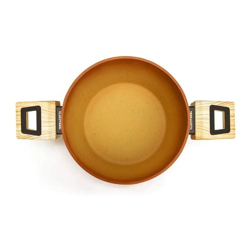 Gryde Med Låg Amercook Terrakotta (Ø 20 cm)_10