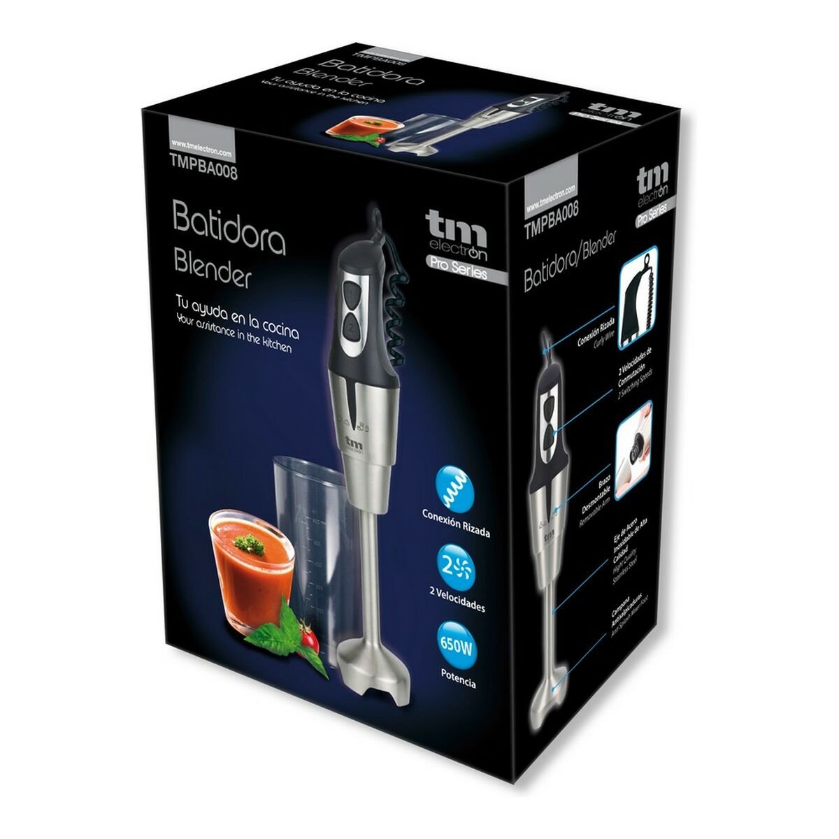 Hand-held Blender TM Electron Stainless steel 650 W_6