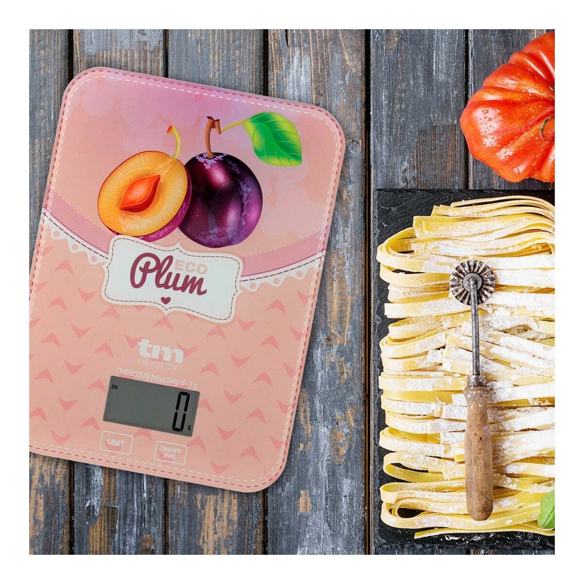 kitchen scale TM Electron Eco Plum 5 kg_4