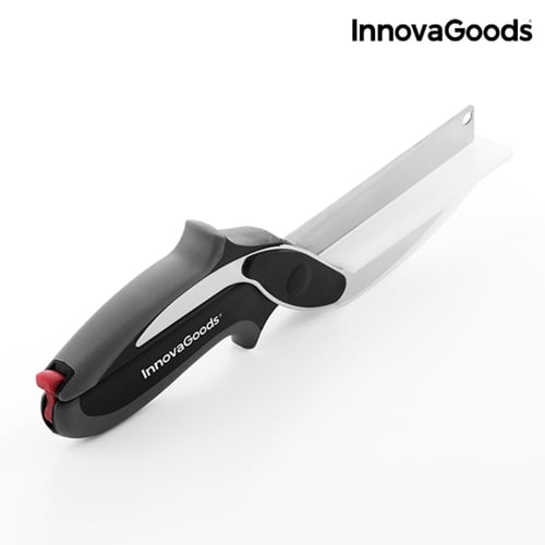 InnovaGoods Køkken Kniv-Saks Med Integreret Mini Skærebræt_7