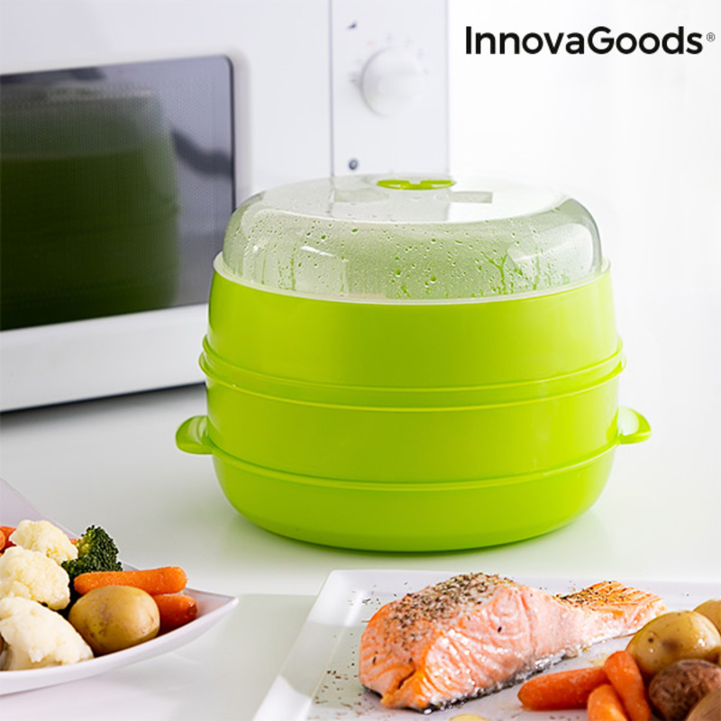 InnovaGoods Fresh Microwave Double Steamer_2