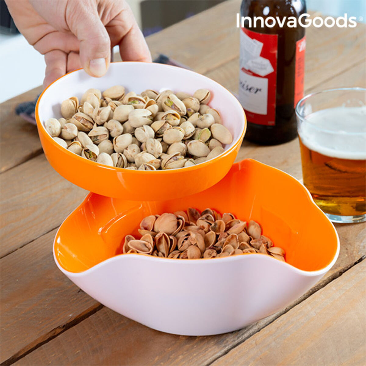  InnovaGoods 2-in-1 Snack Bowl (2 Pieces)_31