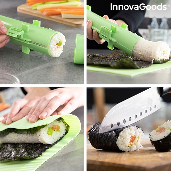 Sushi Set with Recipes Suzooka InnovaGoods 3 Pieces_25