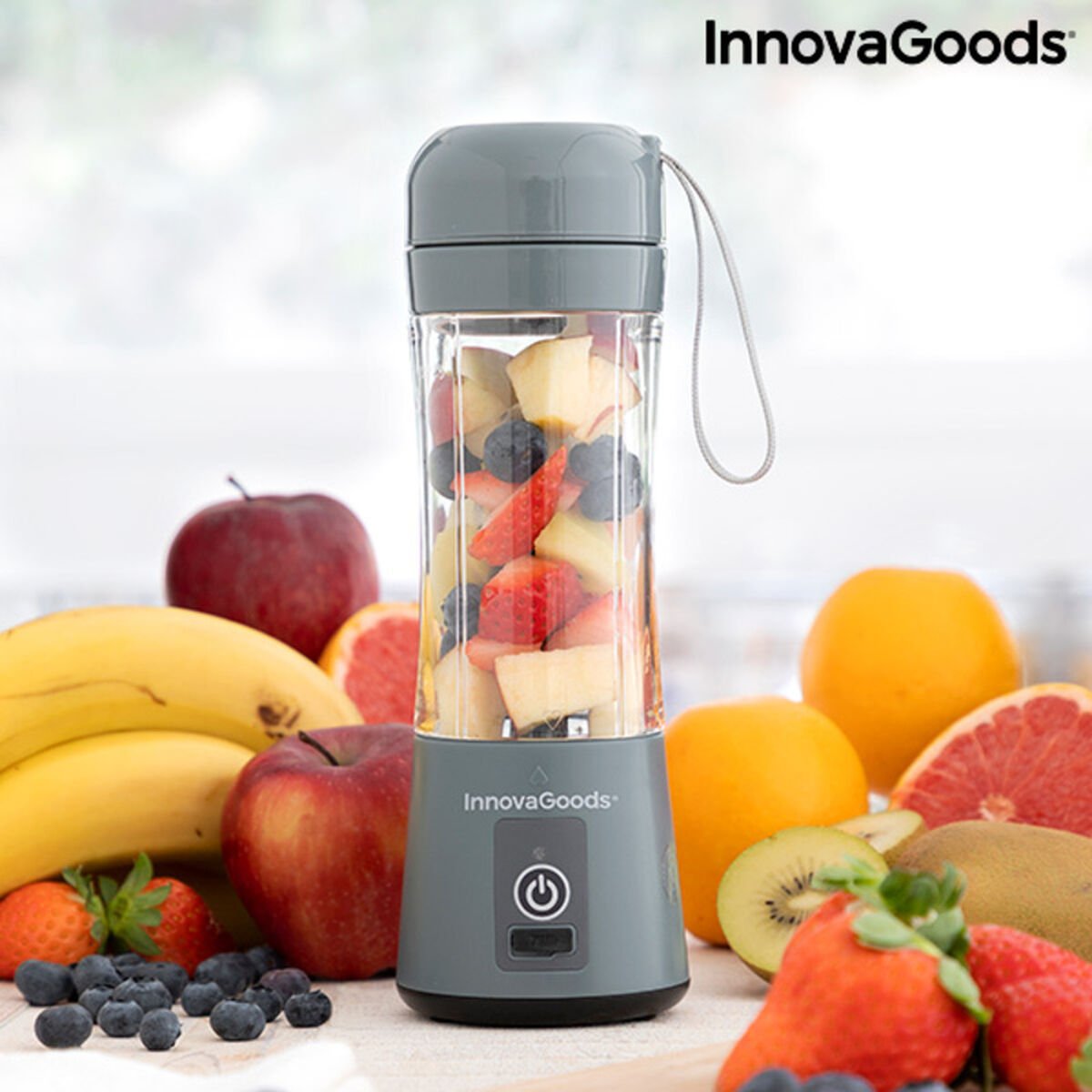 Portable Rechargeable Cup Blender Shakuit InnovaGoods_3