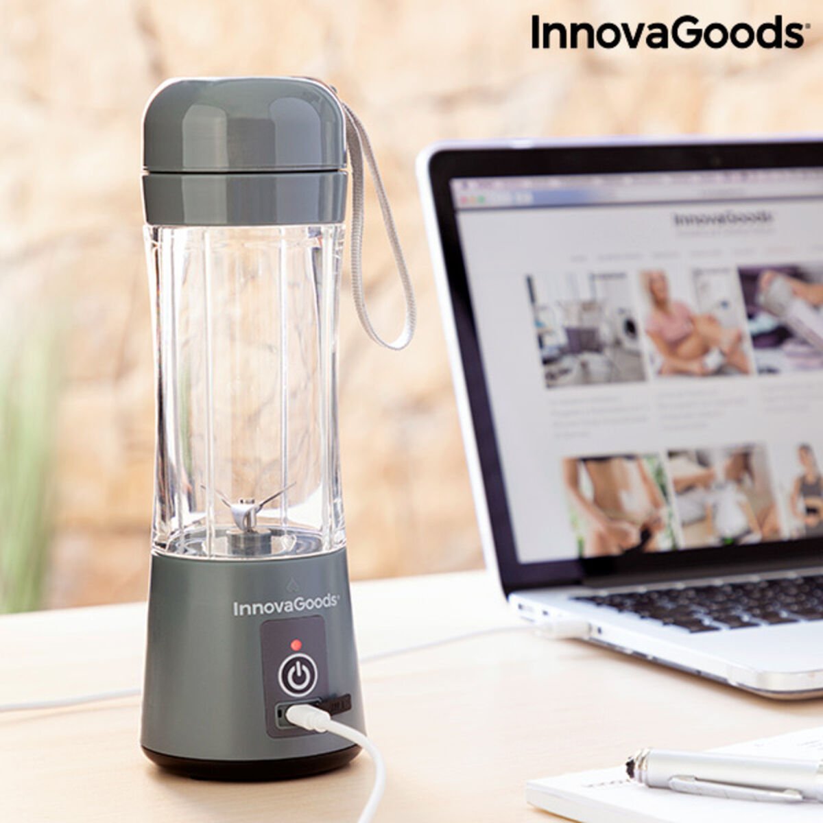 Portable Rechargeable Cup Blender Shakuit InnovaGoods_31