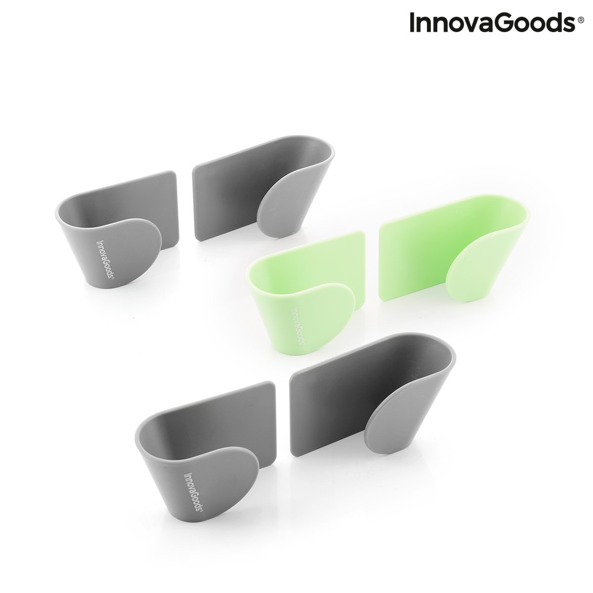 Set of 3 Adhesive Holders for Saucepan Lids Smarack InnovaGoods_14
