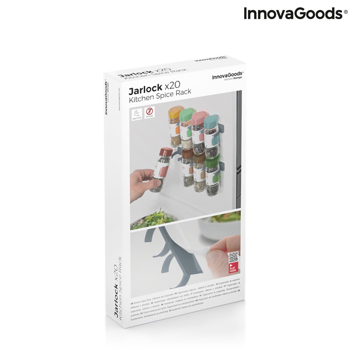 Adhesive and Divisible Spice Organiser Jarlock x20 InnovaGoods_9