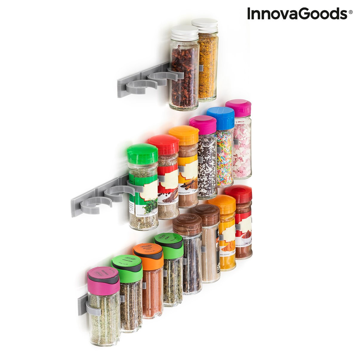 Adhesive and Divisible Spice Organiser Jarlock x20 InnovaGoods_23
