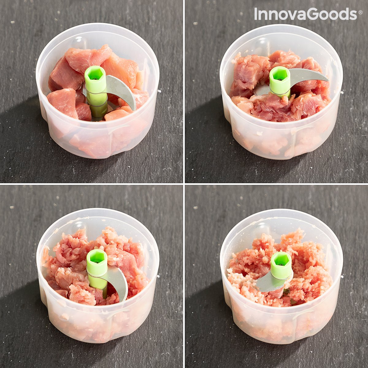 Rechargeable Portable Mini Chopper Echoppie InnovaGoods_27