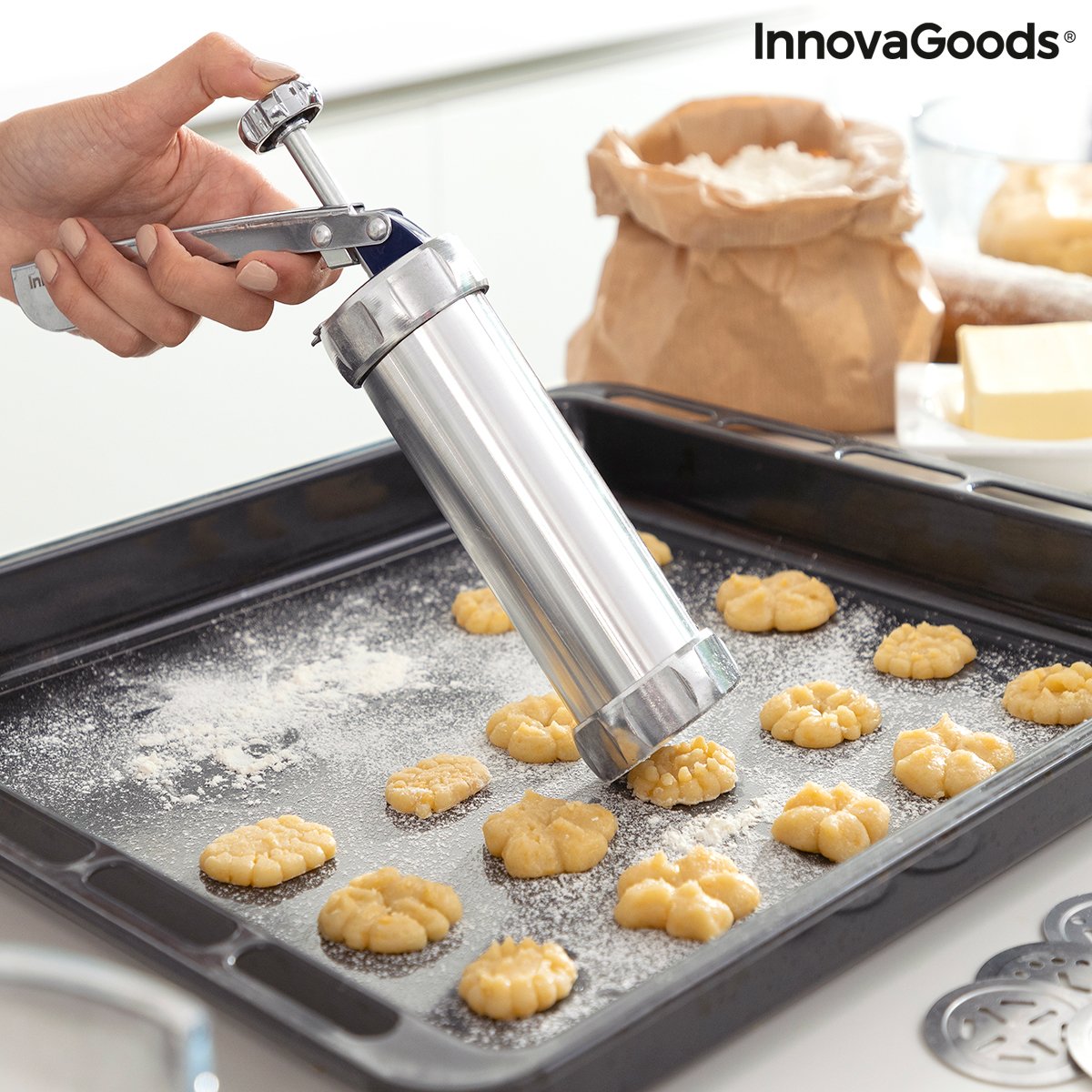 2-in-1 Biscuit Maker and Piping Gun Prekies InnovaGoods_2