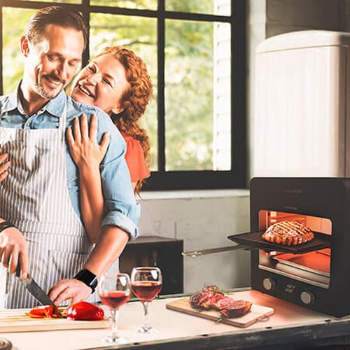 Elektrisk Grill Cecotec Txuletaco 8000 Inferno 850ºC 2200W Sort_4