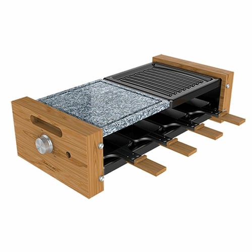 Grill-kogeplade Cecotec Cheese&Grill 8400 Wood MixGrill 1200 W_0