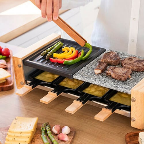 Grill-kogeplade Cecotec Cheese&Grill 8400 Wood MixGrill 1200 W_4