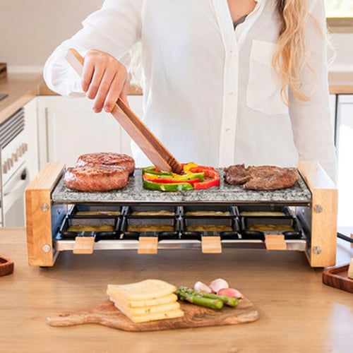 Grill Cecotec Cheese&Grill 8400 Wood AllStone 1200 W_2