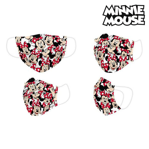 Hygiejnisk maske Minnie Mouse Børns Rød - picture