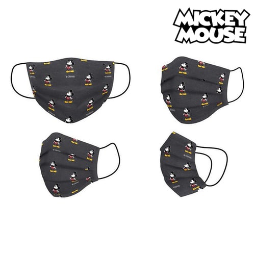 Hygiejnisk maske Mickey Mouse Børns Sort_0