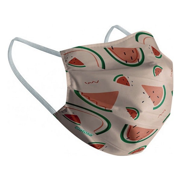 Hygienic Reusable Fabric Mask 10-12 Years Watermelon_1