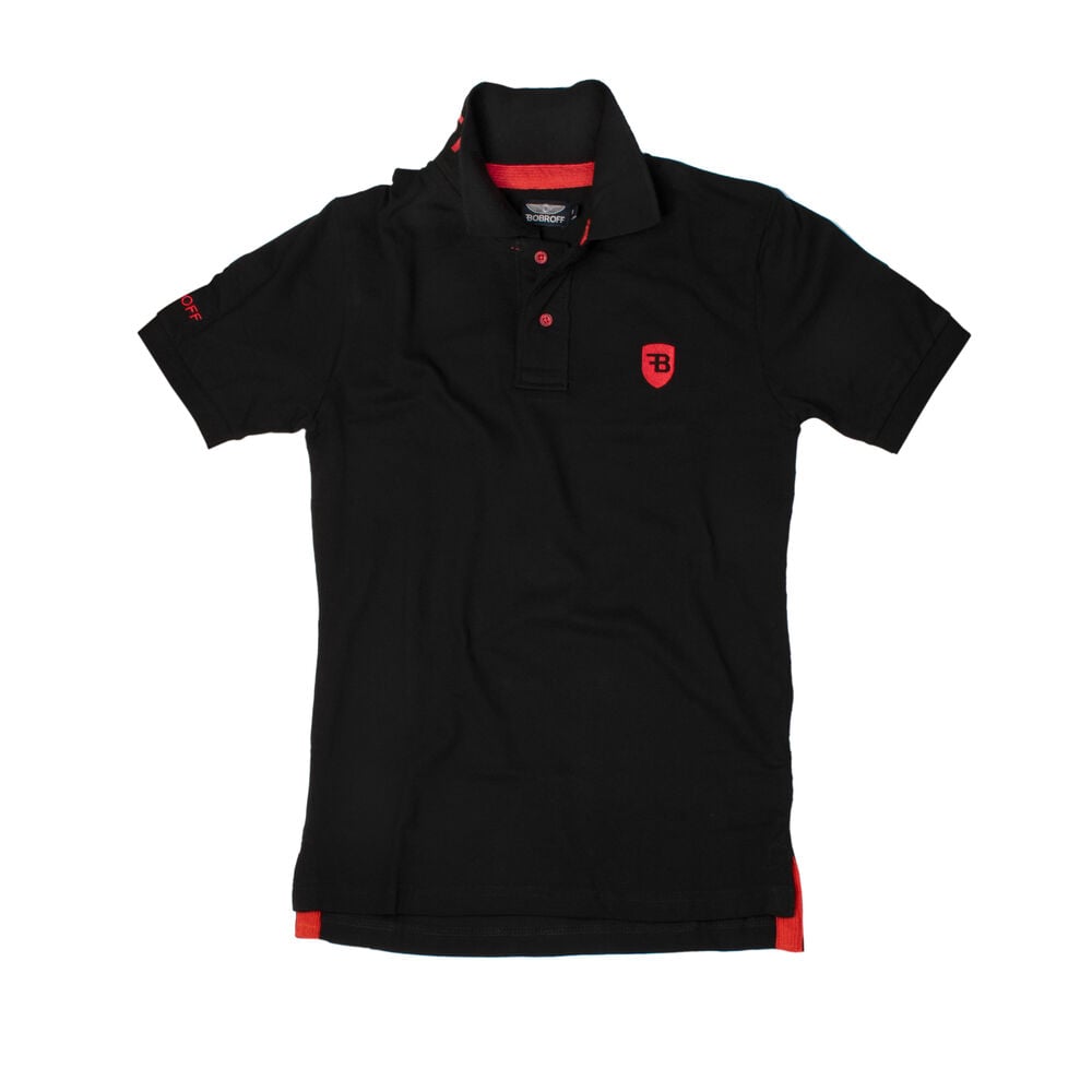 Men’s Short Sleeve Polo Shirt Bobroff Black_0