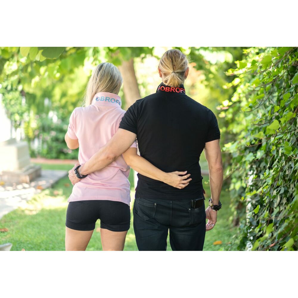 Men’s Short Sleeve Polo Shirt Bobroff Black_4