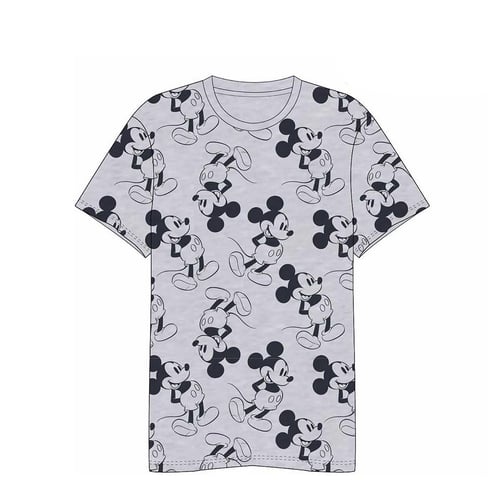 Kortærmet T-shirt til Mænd Mickey Mouse Grå - picture
