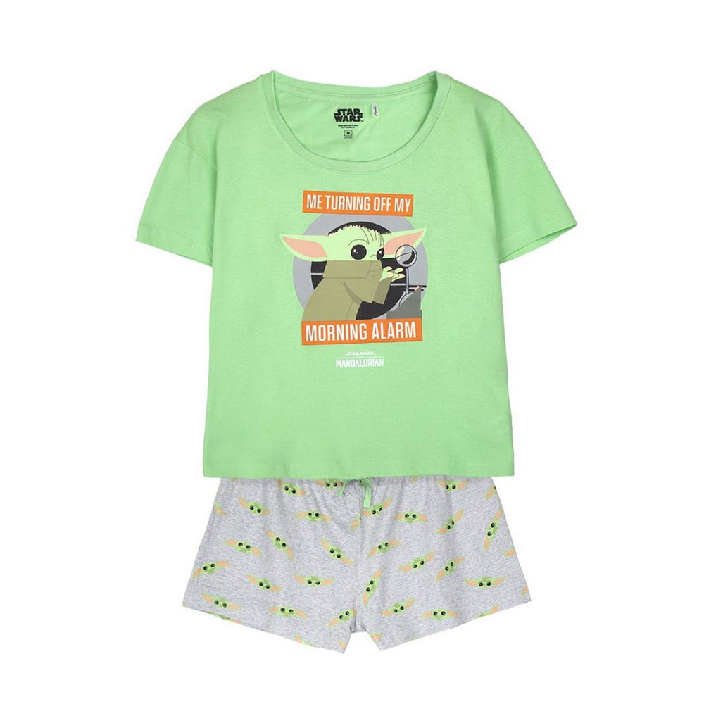Children's pyjamas The Mandalorian Lady Light green_0