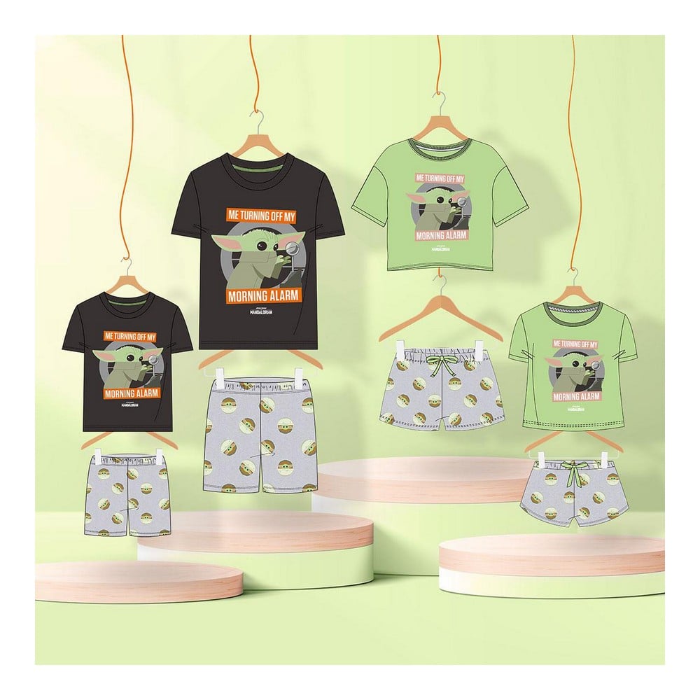 Children's pyjamas The Mandalorian Lady Light green_15