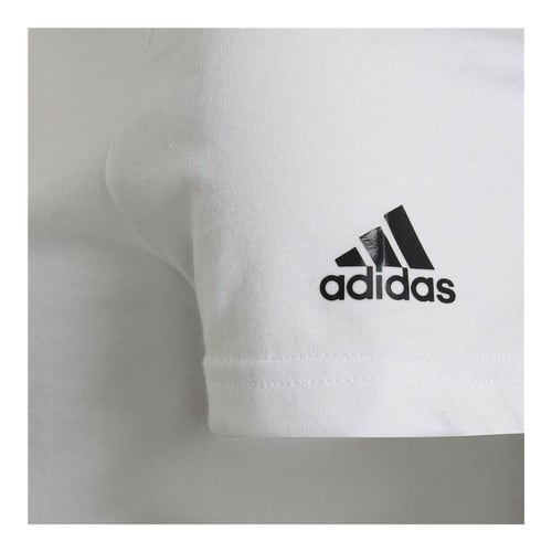 Børne Kortærmet T-shirt Adidas Graphic Hvid - picture