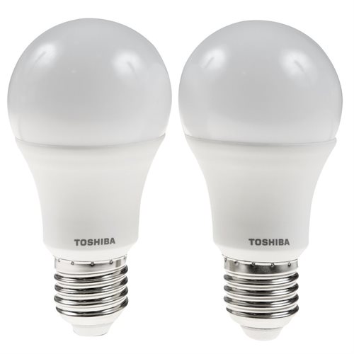 Toshiba LED lyskilde (2 stk.) 230V, 8,5W (60W), E27 - Ikke dæmpbar_1