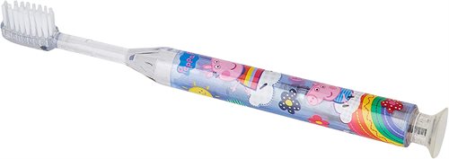 Peppa Pig (Curli Gris) tandbørste med lys til børn 3+   _3