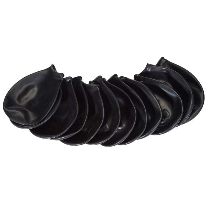 PawZ - Rubber Dog Boots - XXXS - Black - 12 pcs_0