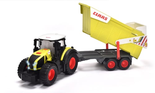 Dickie Toys - CLAAS Landbrugstraktor & Trailer_0