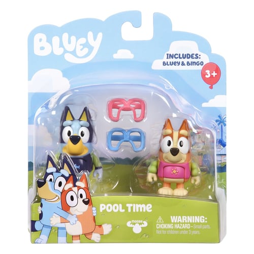 Bluey - S3 Figur 2-Pack - Pool Time - picture