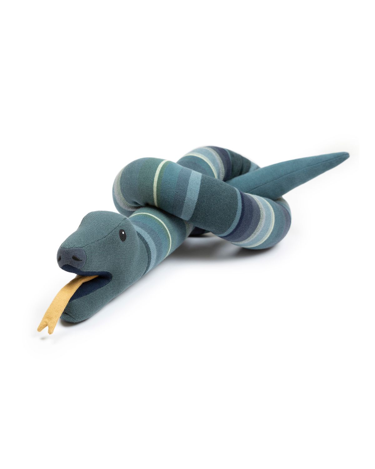 Smallstuff - Cushion Toy Animal Snake - Multi Green/Blue_0