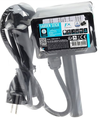 Utomhus trädgårdsuttag med timer_0