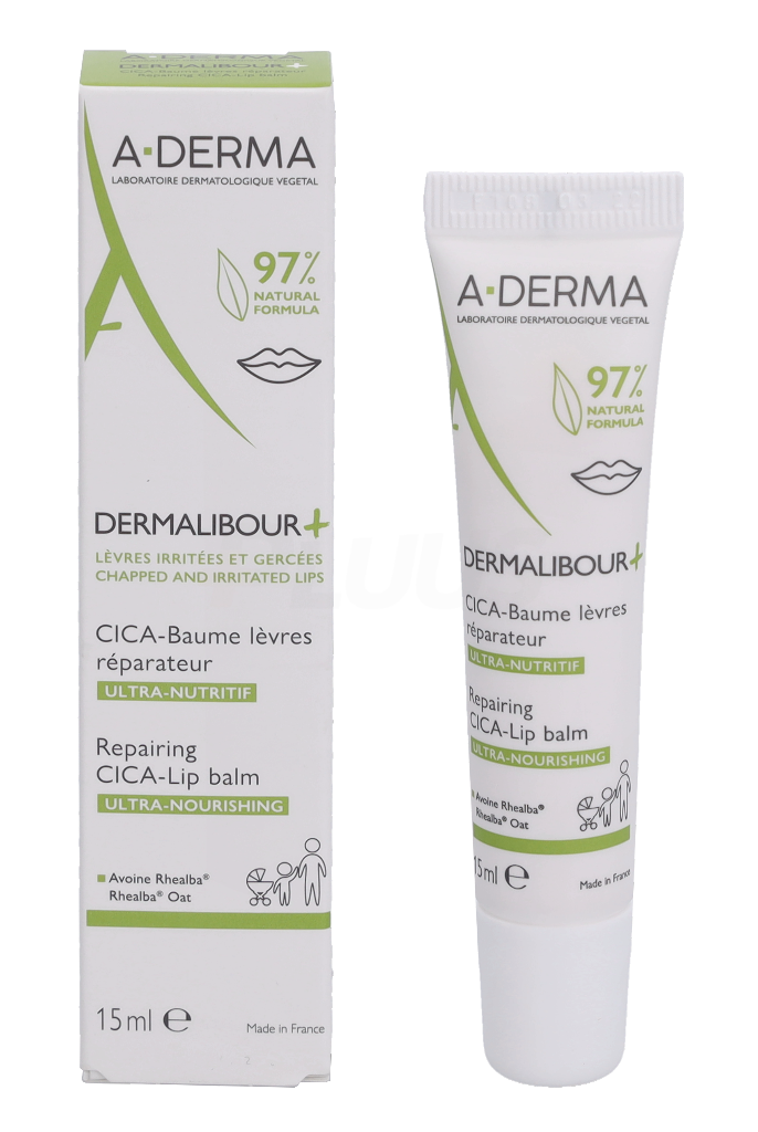 A-Derma Dermalibour+ Repairing Cica-Lip Balm 15.0 ml