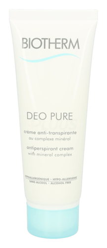 Biotherm Deo Pure Antiperspirant Cream 75ml Alcohol Free - With Mineral Complex - For Sensitive Skin_2