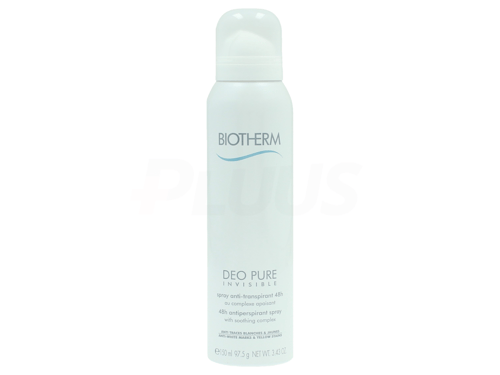 Biotherm Deo Pure Invisible 48H Spray 150ml Antiperspirant - Anti White Marks - With Soothing Complex_1