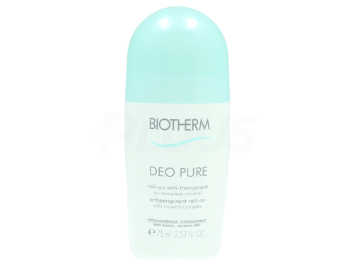 Biotherm Deo Pure Antiperspirant Roll-On 75ml Alcohol Free - With Mineral Complex - Sensitive Skin_1