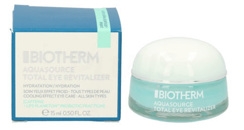 Biotherm Aquasource Total Eye Revitalizer 15ml For Sensitive Skin - Cooling Effect Eye Care - Bags - Dark Circles - Dehydration Lines_1