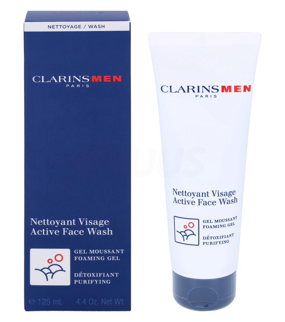 Clarins Men Face Wash Foaming Gel 125.0 ml_0