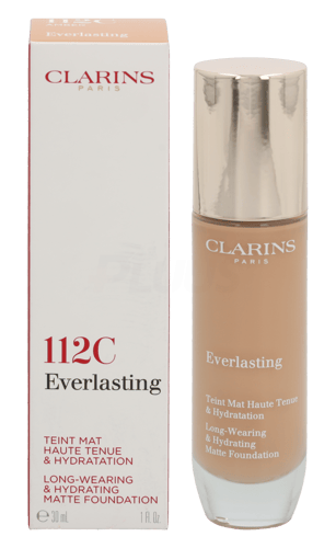 Clarins Everlasting Long-Wearing Matte Foundation #112C Amber_0