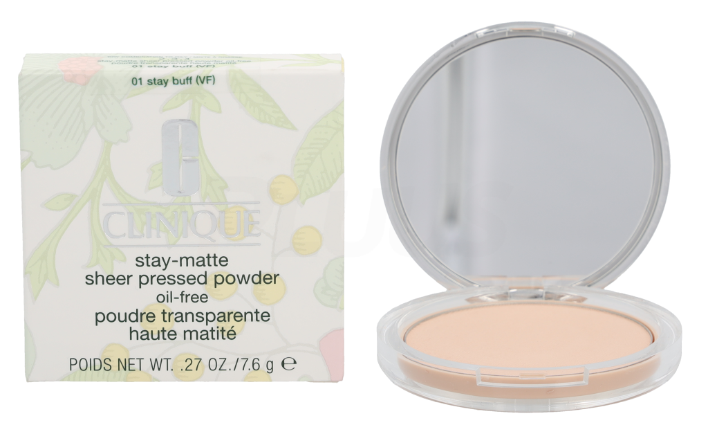 Clinique Stay-Matte Sheer Pressed Powder #01 Stay Buff_0