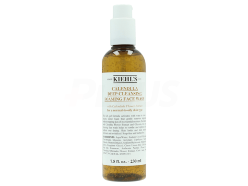 Kiehls Calendula Deep Cleansing Foaming Face Wash 500ml For A Normal-To-Oily Skin Type_1