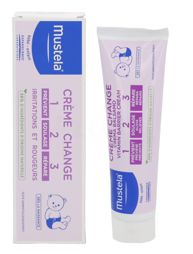 Mustela Creme Change Vitamin Barrier Cream 100ml All Skin Types_1