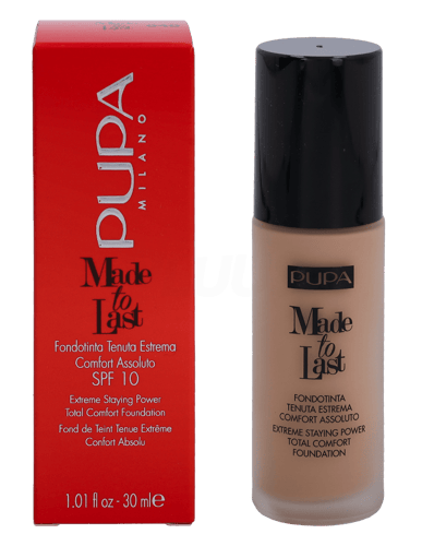 Pupa Made To Last Total Comfort Foundation SPF10 #040 Medium Beige - picture