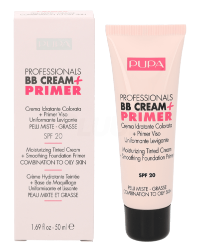 Pupa Pupa Professionals BB Cream + Primer SPF20 50ml nr.002 Sand - Combination To Oily Skin_1