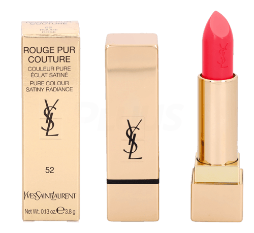 ysl rouge pur couture satiny radiance lipstick 52 rouge rose